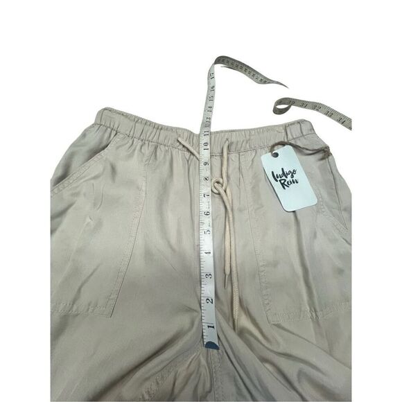 Indigo Rein Pull on Light weight Casual  Pants Sz M beige NWT - Picture 7 of 8